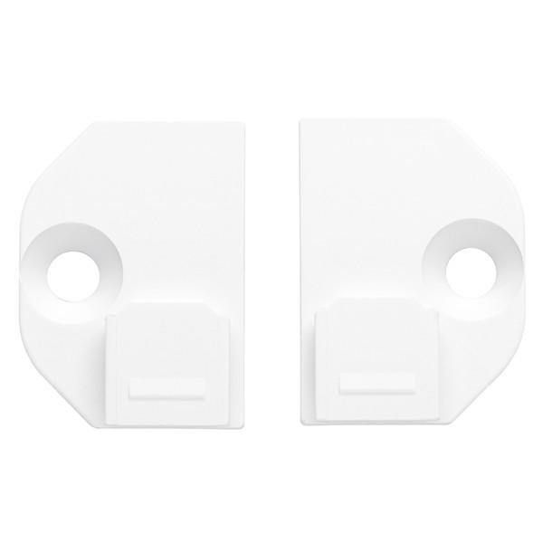 Platt fäste till smal glaslist (min 8 mm) till UNIG Plisségardin Lux (vnr. 3032)